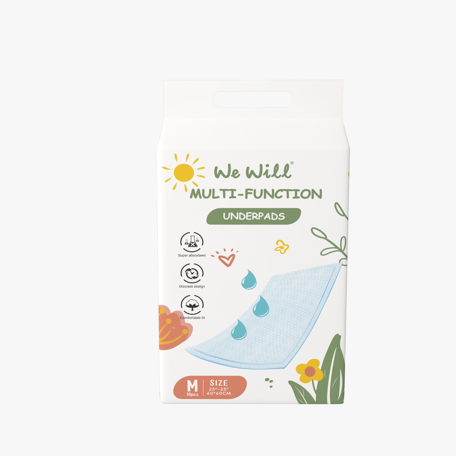 Underpads with odor control